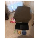 Ottoman With Art Supplies