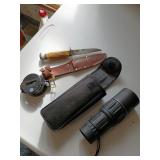Outdoor Gear Lot with Knife, Monocular