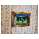 Framed Waterfall Scene Light-Up Art