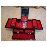 Costume Jewelry Collection in Case