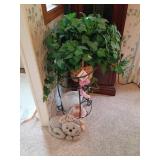 Decorative Plant Stand With Accessories