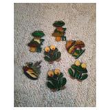 Frog-Themed Stained Glass Ornaments