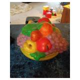 Fruit-Themed Ceramic Decorative Bowl