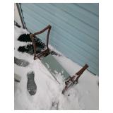 Metal and Wood Garden Kneeler