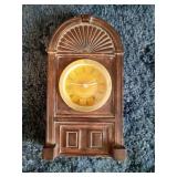 Wood Mantel Clock with Roman Numerals