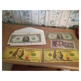 Novelty and Currency Bills
