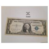 Series 1935E Blue Seal $1 Silver Certificate