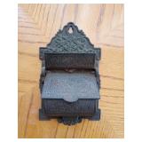 Cast Iron Wall-Mount Letter Holder