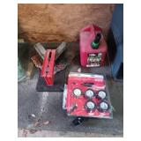 Gas Can, Light Kit, and Lift Stand