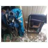 Four Assorted Folding Chairs