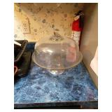 Glass Cake Stand with Dome Lid