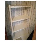 White Plastic Freestanding Shelf