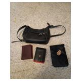 Black Purse and Wallet Set