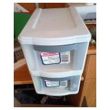 Sterilite Two-Drawer Storage Unit
