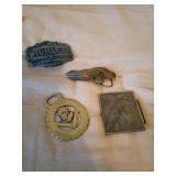 Four Belt Buckles