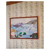 Framed Hand-Painted Wall Art Set