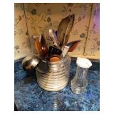 Glass Utensil Holder and Dispenser