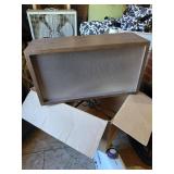 Vintage Color Light in Wood Frame