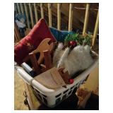 Basket of Mixed Decorative Items