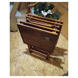 Wooden Folding Tray Tables