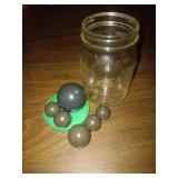 Jar of Assorted Bearings