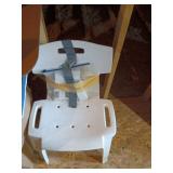 White Plastic Shower Chair