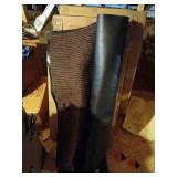 Rolled Brown and Rubber Mat