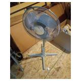 Vintage Metal Pedestal Fan