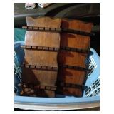 Wooden Wall-Mounted Display Racks