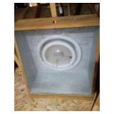 Wooden Box Light Fixture