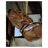 Brown Leather Luggage