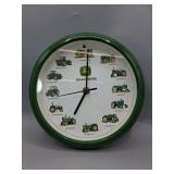 John Deere Wall Clock in Green