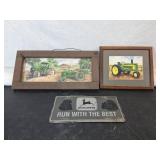 John Deere Decor Lot with Artwork