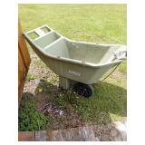 Ames Two-Wheel Poly Yard Cart