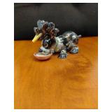 Ceramic Animal Figurine with Markings