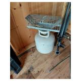 Empty Propane Tank with Trap