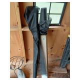 Rolls of Black Landscape Fabric