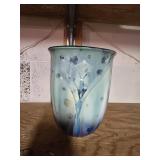 8in Handcrafted Art Glass Vase