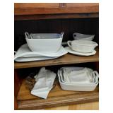 White Ceramic Serveware Set
