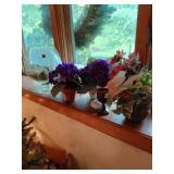 Fake Flowers and Pots