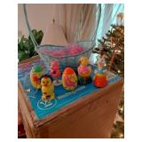 Vintage Easter Figurines and Basket