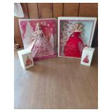 2009 and 2012 Holiday Barbie Dolls