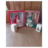 2010 and 2011 Holiday Barbie Dolls