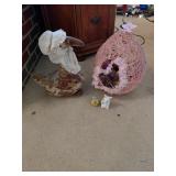 Decorative Easter Figurines and Egg