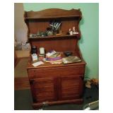 Wooden Hutch Cabinet 35x19x57