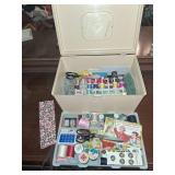 Sewing Box with Supplies