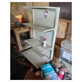 Metal Pegboard Display Shelf