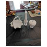 Milk Glass Hobnail Lot