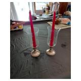 Weighted Sterling Candle Holders