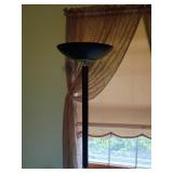 Black Torchiere Floor Lamp